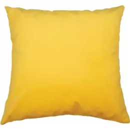 Подушка - думка (микровелюр желтый)