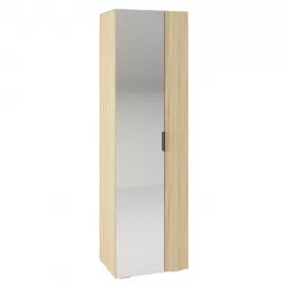 Шкаф двудверный Норд ШК01-600 с зеркалом дуб сонома/белый