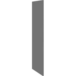 Фасад торцевой верхний Олива глянец ТПВ пенал (Белый глянец/высота 2132 мм)
