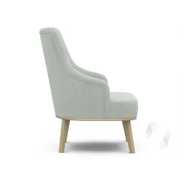 Кресло отдыха Комфорт-5 высокая спинка (бесцветный лак/FRESCA BRILLIANT)