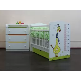 Кроватка детская «Жираф» с маятником