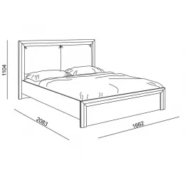 Кровать 1,6 «Глэдис» М31