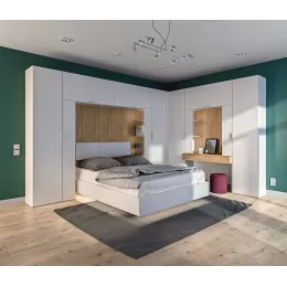 Мальта Спальня с кроватью с подъемным механизмом и туалетным столиком