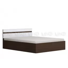 Кровать Нэнси 1,4м (Венге/Белый глянец)