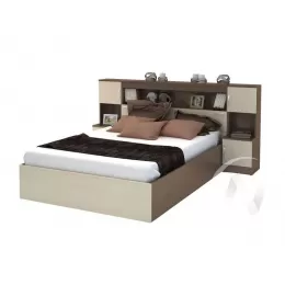 Кровать с прикроватным блоком «Басса» КР 552