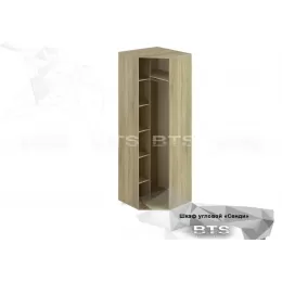 Шкаф угловой ШК-01 Сенди (дуб сонома/белый)