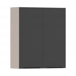 Регина Лофт РП-180 Полка с двумя фасадами Песочный/Диамант серый