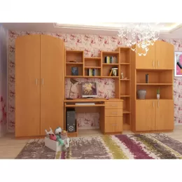 Детская Мишутка Комплект мебели (Вишня оксфорд)
