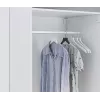МАКС Шкаф 3-х дверный с зеркалом Белый