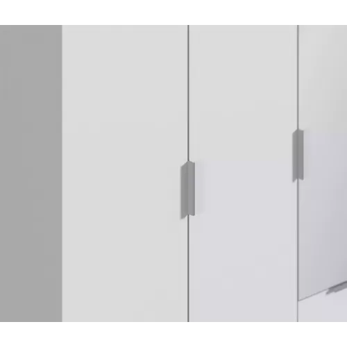 Шкаф 5-ти дверный Николь СБ-2594/1 Белый