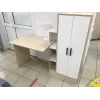Купить Компьютерный стол СКМ-1 дуб сонома/белый в Новосибирске