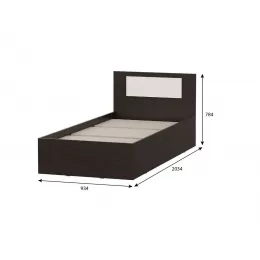 Кровать односпальная 0,9м «Виста-1»