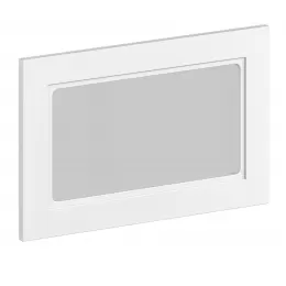 Тренд СБ-3407 Фасад со стеклом 380*596*19 МДФ Modern Белый