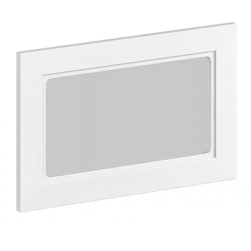 Тренд СБ-3407 Фасад со стеклом 380*596*19 МДФ Modern Белый