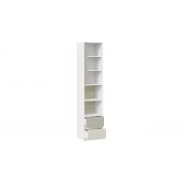 Шкаф комбинированный «Сканди» Дуб Гарден/Белый/Глиняный серый