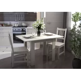 Стол кухонный раскладной (шимо светлый)