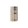 Купить Шкаф угловой с 1-ой глухой дверью «Фьюжн» Дуб делано/Белый глянец в Новосибирске