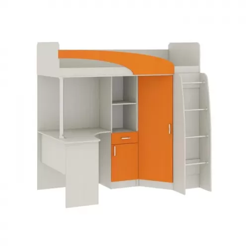 Купить Шкаф-кровать 77-1 Карамель Атлант (Сосна Карелия/Оранжевый) в Новосибирске