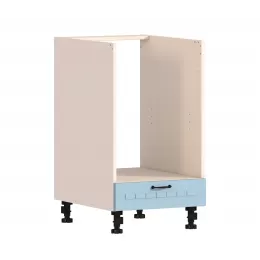 Регина РСД-45 Шкаф-стол под духовку Песочный/Голубой21