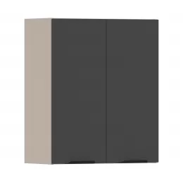 Регина Лофт РП-60 Полка с двумя фасадами Песочный/Диамант серый