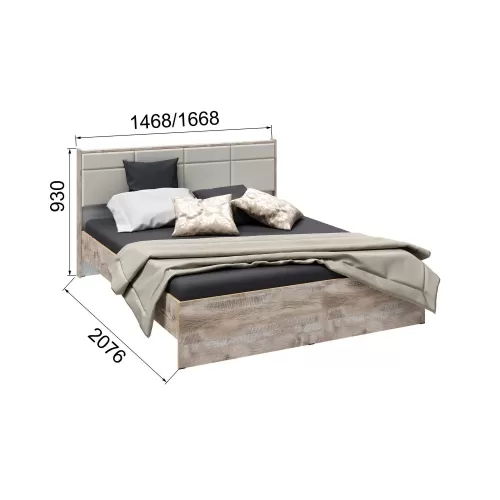 Купить Кровать двуспальная 1,4 м «Соната» в Новосибирске