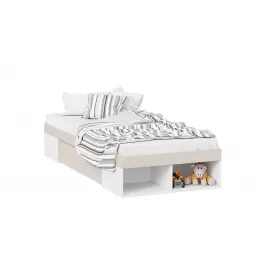 Кровать «Сканди» с ящиком Дуб Гарден/Белый