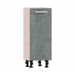 Регина РСТУ-30 Шкаф-стол торцевой Песочный/фасад МДФ Бетон серый