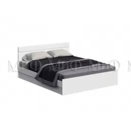 Кровать Нэнси New 1,6м (Белый/белый глянец)