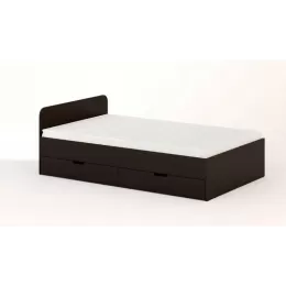 Кровать с ящиками 1200 (Венге)