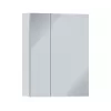 Люкс СБ-3152 Шкаф 2х дверный с зеркалом Белый