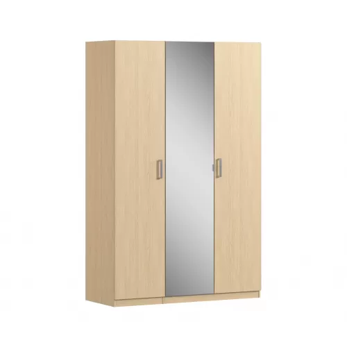 МАКС Шкаф 3-х дверный с зеркалом Дуб Винченца