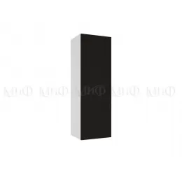 Шкаф ШК-006 Флорис (Белый/Черный глянец)