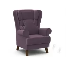 Кресло отдыха Комфорт-2 (орех лак/ULTRA PLUM)