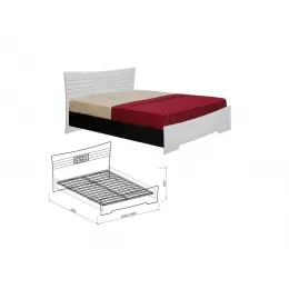 Кровать двухспальная 1,6 м «Атлантида»