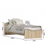 Кровать Кито СБ-2227 (800) Дуб Сонома  с основанием