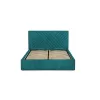 Кровать Гамма ш. 1400 (без основания для хранения) (велюр тенерифе изумруд)