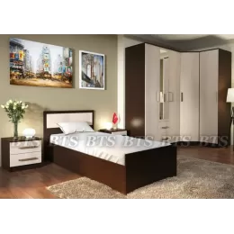 "Фиеста" кровать 1,2м LIGHT венге/лоредо