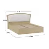 Кровать без ПМ «Сэнди» Тип 1 (без подъемного механизма)