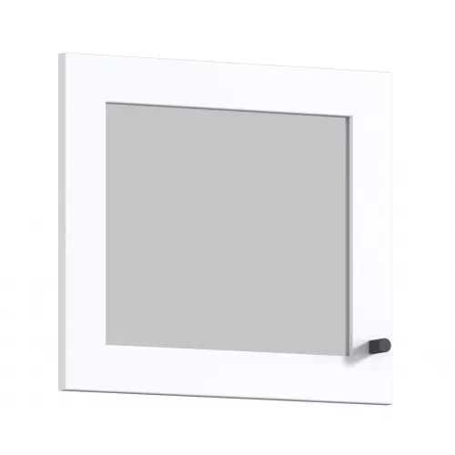 Твин СБ-3386 Фасад со стеклом Белый