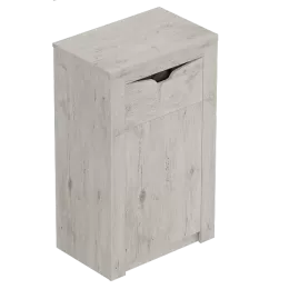Тумба с дверцей и ящиком Соренто Дуб бонифаций/Кофе структурный матовый