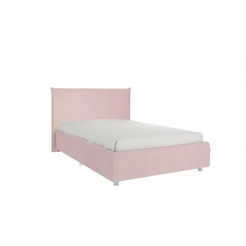 Кровать 1,2 Квест с основанием (Нежно-розовый велюр)