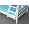 Купить Адель кровать двухъярусная с наклонной лестницей Белый в Новосибирске