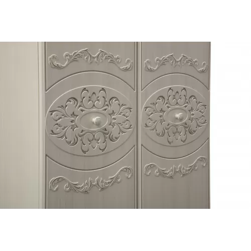 Купить Шкаф 2-х дверный комбинированный Каролина (патина) в Новосибирске