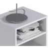 Кито набор (кровать+шкаф+тумба+стол) Белый