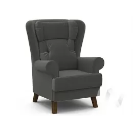 Кресло отдыха Комфорт-2 (орех лак/ULTRA GRAFIT)