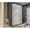 МАКС Шкаф 3-х дверный Серый перламутровый