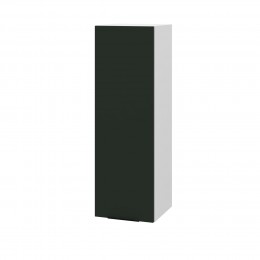 Шкаф верхний (премьер) ШВ 300Н Корпус: ЛДСП белый 16мм; фасад: фрезеровка Норд, МДФ софт пихтовый зеленый 16 мм