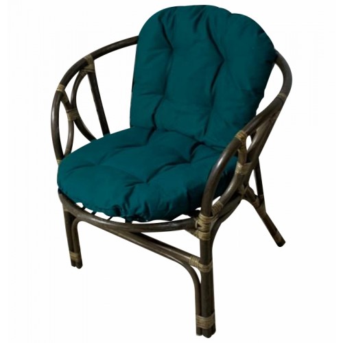 Кресло RJG-Bolima (Ротанг №6, ткань JPN DRILL 034)