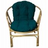 Кресло RJG-Bolima (Ротанг №4, ткань JPN DRILL 034)