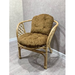Кресло RJG-Bahama (Ротанг №4, ткань Mulan 152)